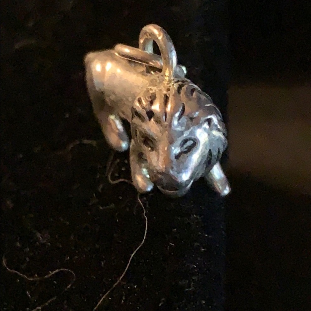 Silver Lion Charm for Bracelet - Picture 4 of 4